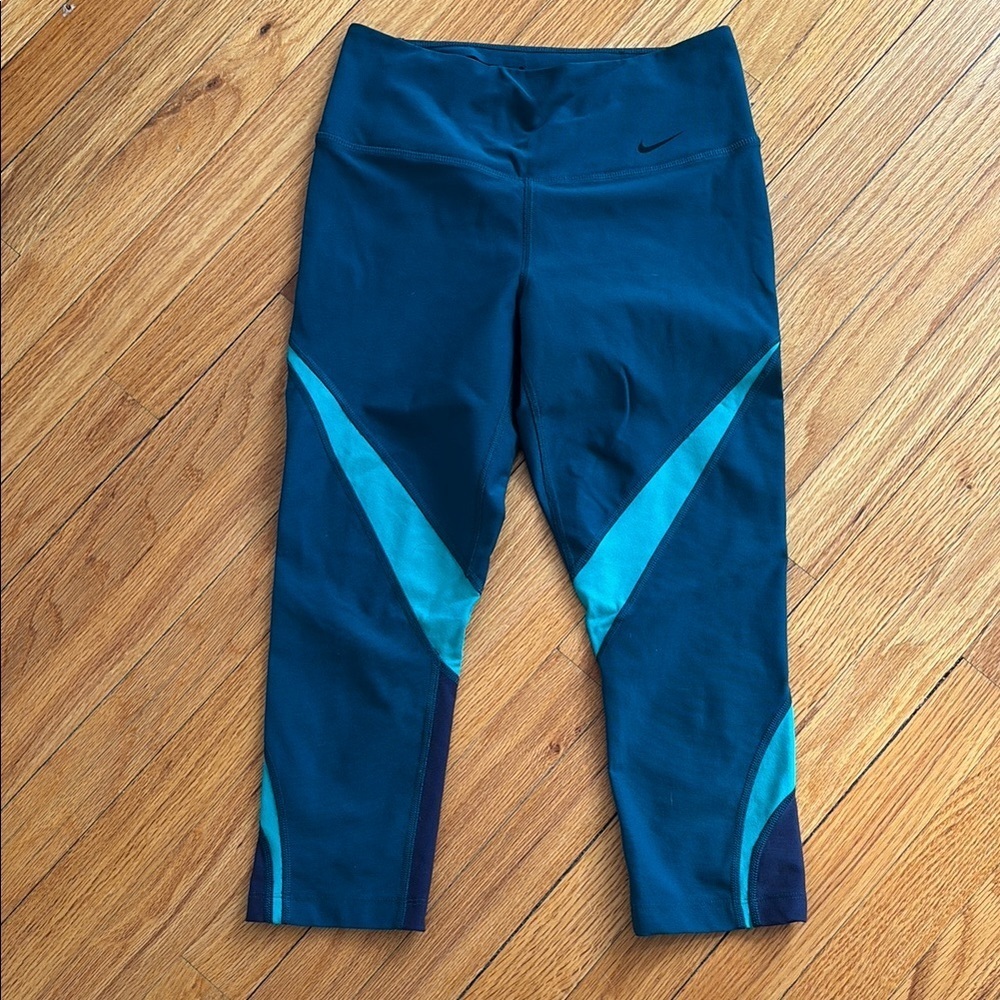 Nike Dri-FIT Teal Leggings